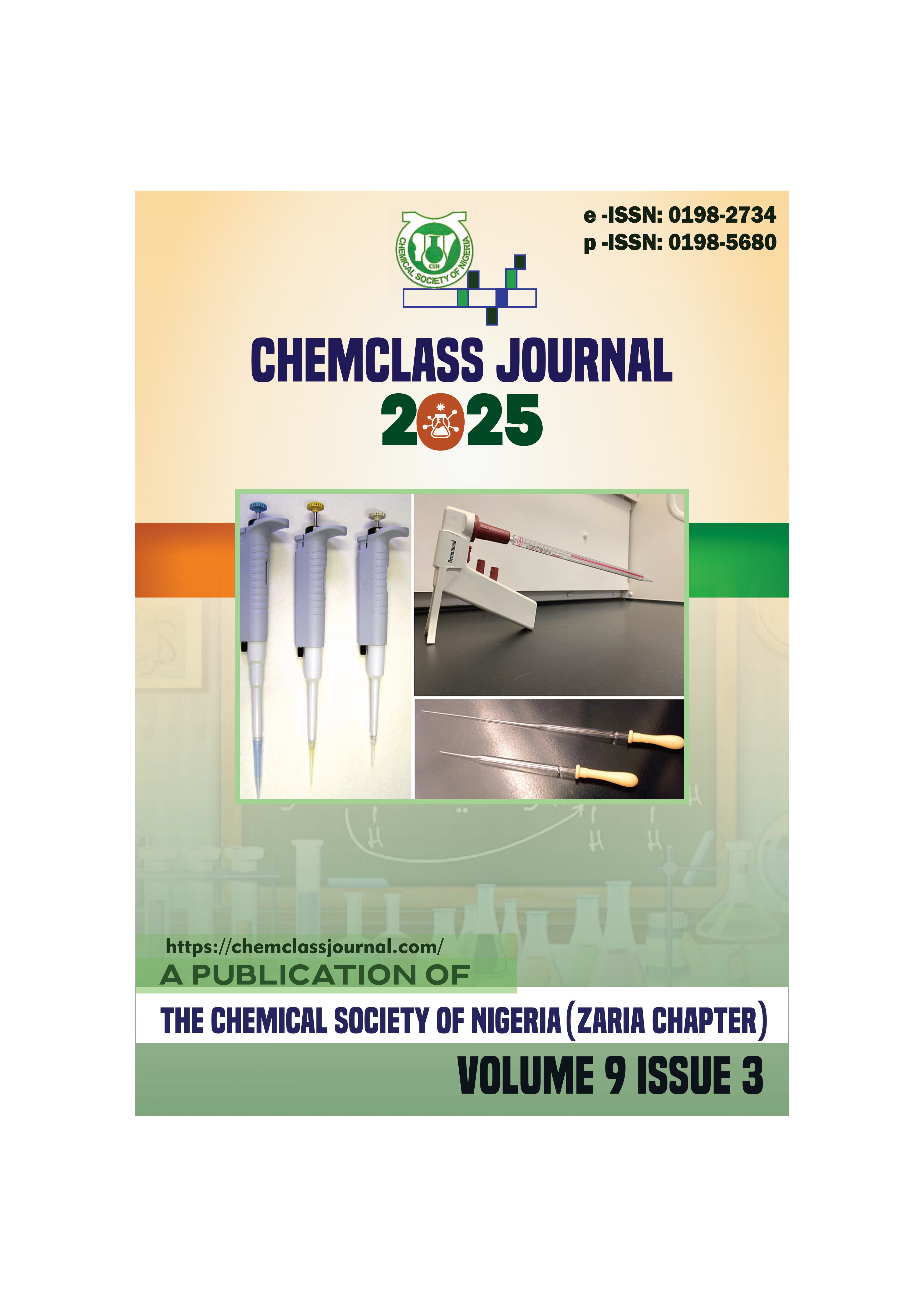 View Vol. 9 No. 3 (2025): ChemClass Journal